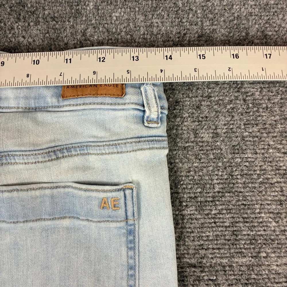 American Eagle Next Level Stretch Skinny Jeans Light Wash Womens Size 6